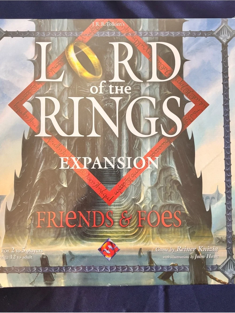 Lord of the Rings Friends & Foes Expansion Board Game 2001 Germany LOTR Sealed